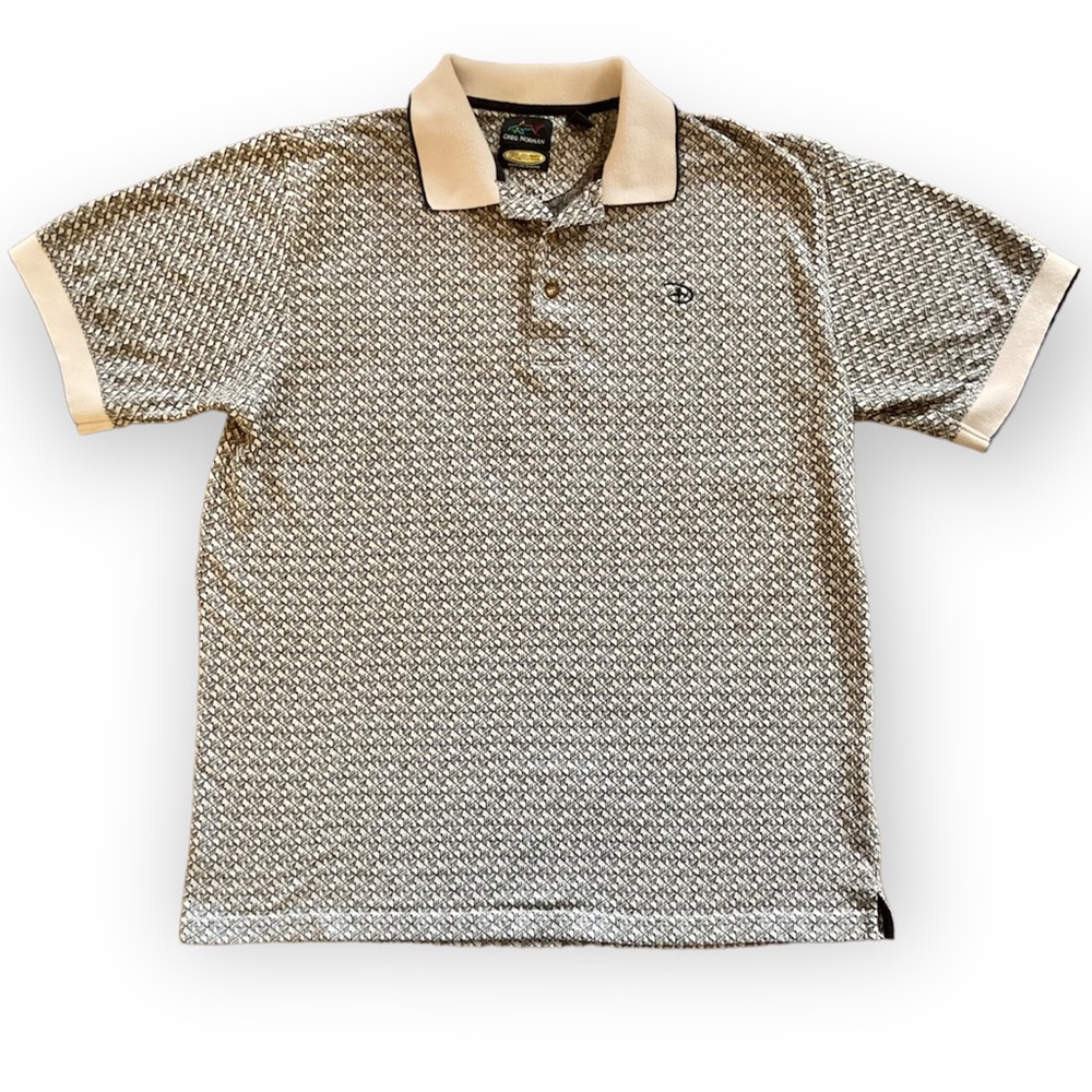 VINTAGE 90s Greg Norman Disney Golf Polo